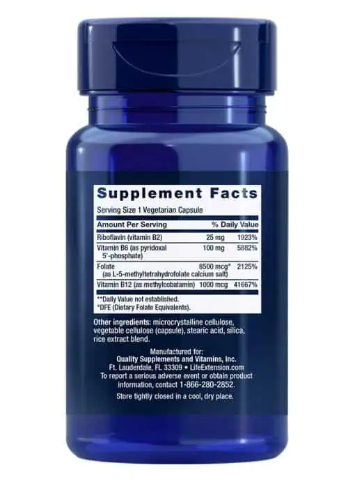 Homocysteine Resist Cardiovascular health, brain support by Life Extension