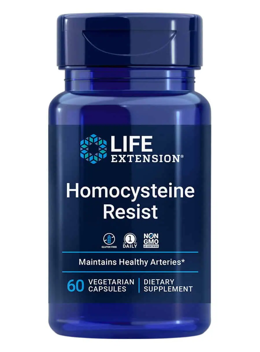 Homocysteine Resist Cardiovascular health, brain support by Life Extension