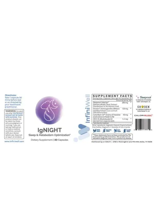 IgNIGHT- Restorative And Deep Sleep Support by InfiniWell