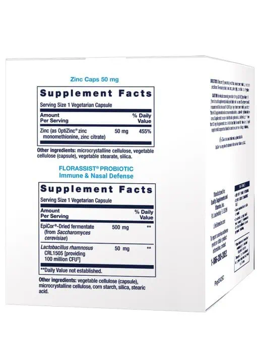Immune Packs with Vitamin C & D, Zinc and Probiotic Immune health support, multi-nutrient, convenient daily packaging