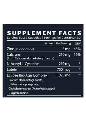 InfiniAGE- Longevity Multivitamin Supporting Pace of Aging Ingedients by InfiniWell