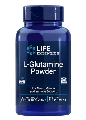 L-Glutamine Powder Supports muscle & immune health by Life Extension