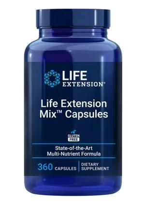Life Extension Mix™ Capsules Wide-spectrum nutritional support, high-potency, advanced formula