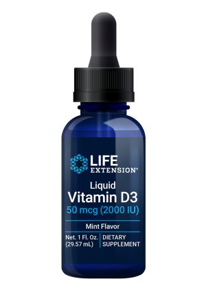 Liquid Vitamin D3 (Mint) Immune, bone & whole body health, tasty flavor