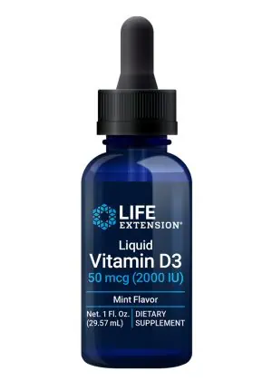 Liquid Vitamin D3 (Mint) Immune, bone & whole body health, tasty flavor