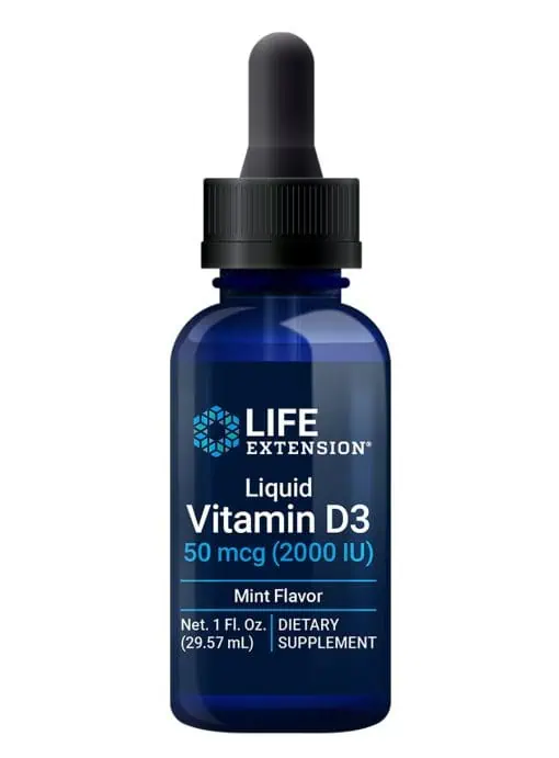 Liquid Vitamin D3 (Mint) Immune, bone & whole body health, tasty flavor