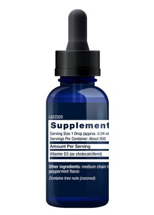 Liquid Vitamin D3 (Mint) Immune, bone & whole body health, tasty flavor