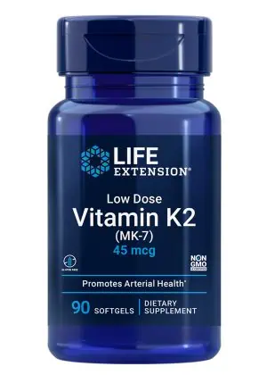 Low Dose Vitamin K2 MK-7 Convenient, once-daily source of Vitamin K2 as MK-7