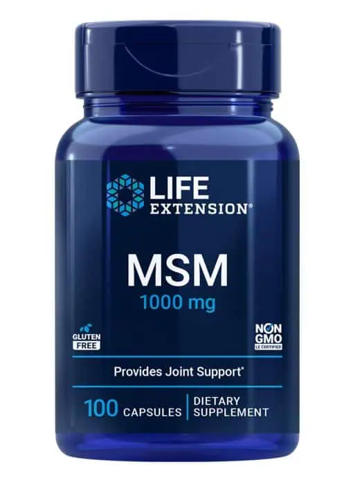MSM Supports healthy joints, cartilage and more