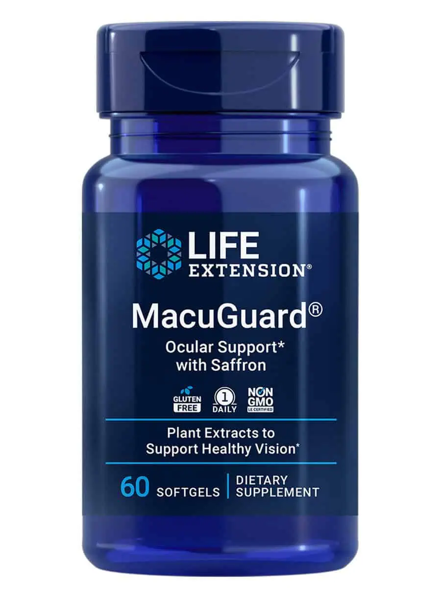 MacuGuard Ocular Support with Saffron by Life Extension