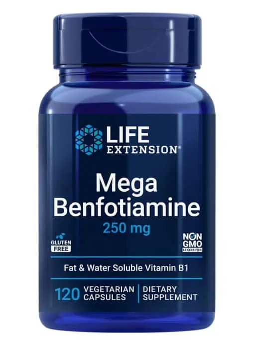 Mega Benfotiamine 250mg by Life Extension