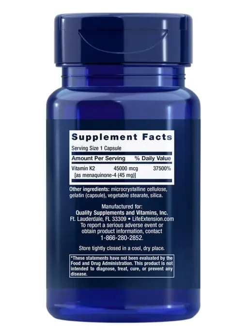 Mega Vitamin K2 by Life Extension