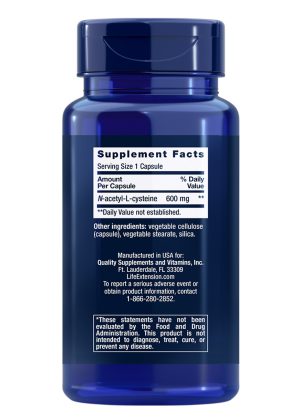 N-Acetyl-L-Cysteine (NAC) Immune support, respiratory support, liver health