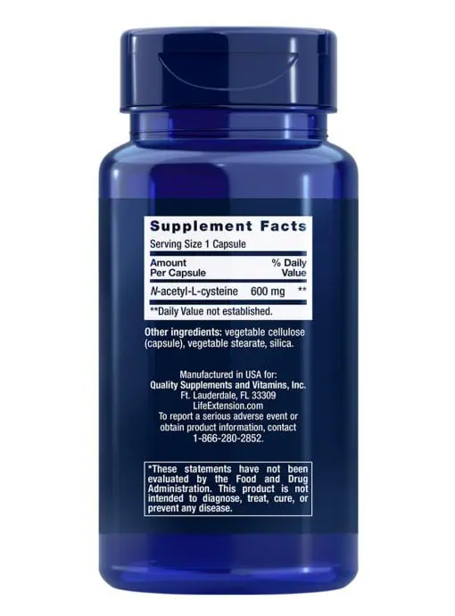 N-Acetyl-L-Cysteine (NAC) Immune support, respiratory support, liver health