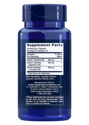 Optimized Carnitine by Life Extension