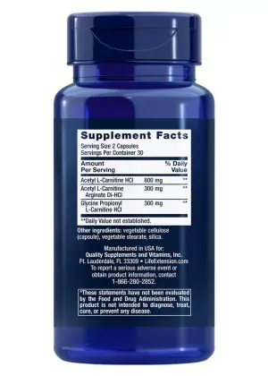 Optimized Carnitine by Life Extension