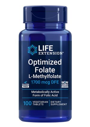 Optimized Folate L-Methylfolate 1700 mcg DFE Heart & brain health, healthy homocysteine levels