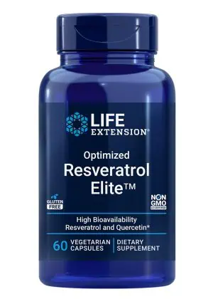 Optimized Resveratrol Elite Healthy aging, oxidative stress, heart & brain, absorbable formula