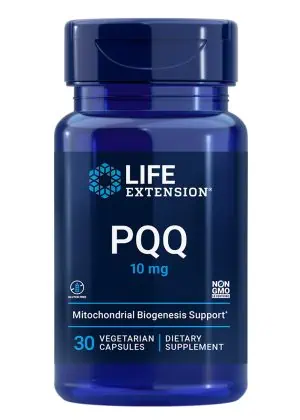 PQQ Pyrroloquinoline Quinone Promotes the growth of new cellular mitochondria
