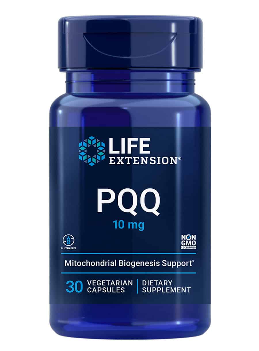 PQQ Pyrroloquinoline Quinone Promotes the growth of new cellular mitochondria