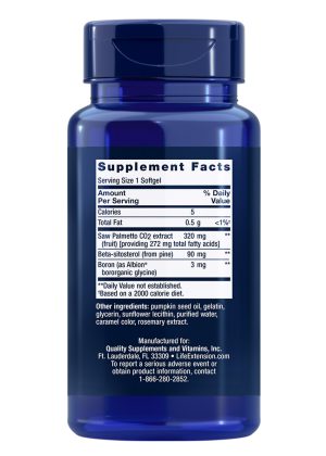 PalmettoGuard® Saw Palmetto and Beta-Sitosterol Supports healthy prostate function & hormone metabolism.