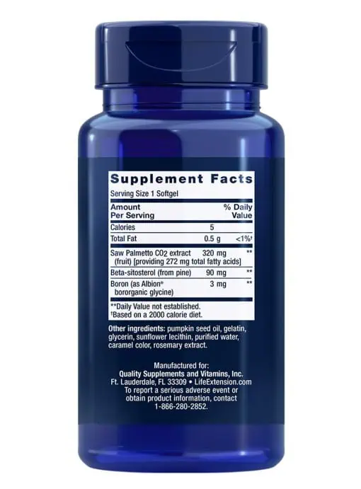 PalmettoGuard® Saw Palmetto and Beta-Sitosterol Supports healthy prostate function & hormone metabolism.