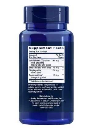 PalmettoGuard® Saw Palmetto, Nettle Root and Beta-Sitosterol Supports healthy prostate function & hormone metabolism