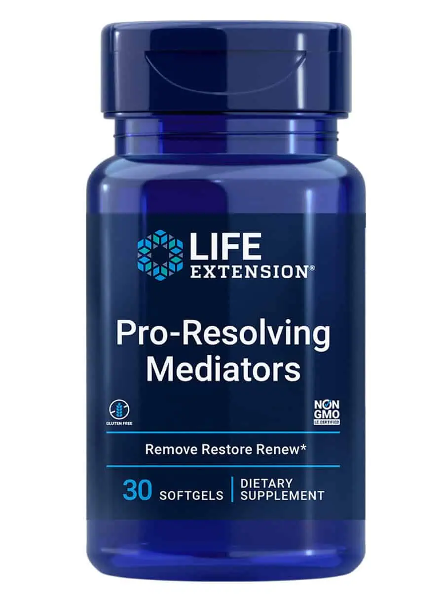 Pro-Resolving Mediators by Life Extension
