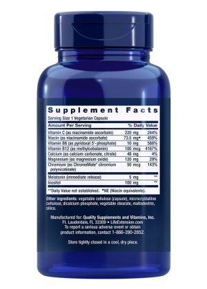 Quiet Sleep Melatonin Powerful sleep support, immune health, fights oxidative stress by Life Extension