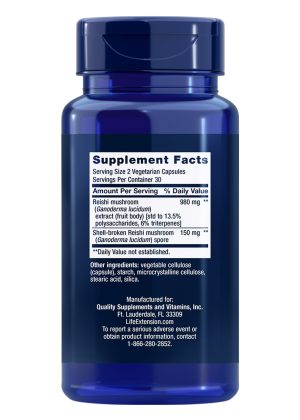 Reishi Extract Mushroom Complex Full-spectrum extract, broad-spectrum immune support