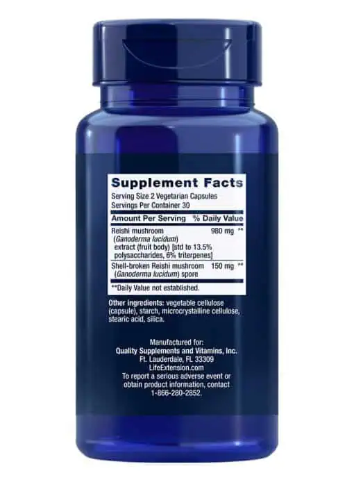Reishi Extract Mushroom Complex Full-spectrum extract, broad-spectrum immune support