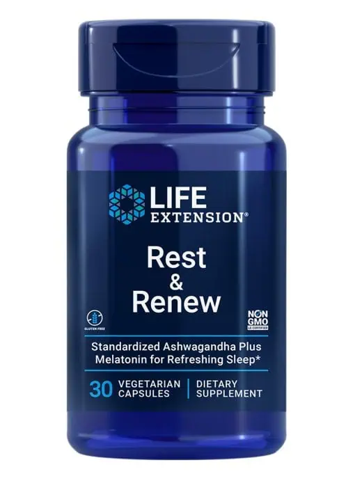 Rest & Renew For a refreshing & restorative night's sleep by Life Extension