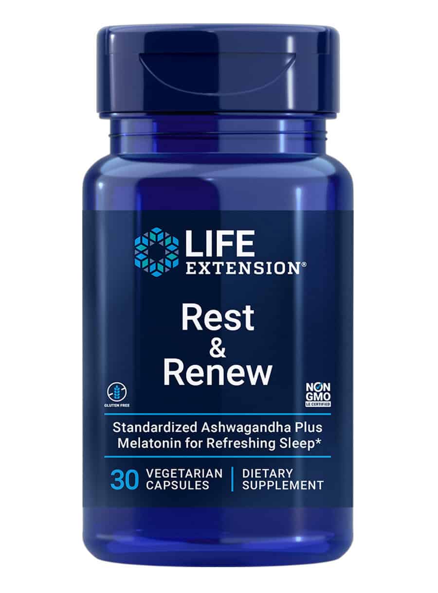 Rest & Renew For a refreshing & restorative night's sleep by Life Extension