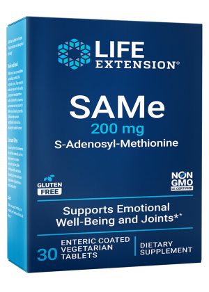 SAMe S-Adenosyl-Methionine Mood, joint & liver support by Life Extension