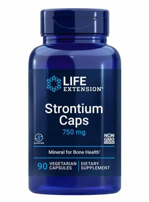 Strontium Caps Trace mineral for advanced bone health support