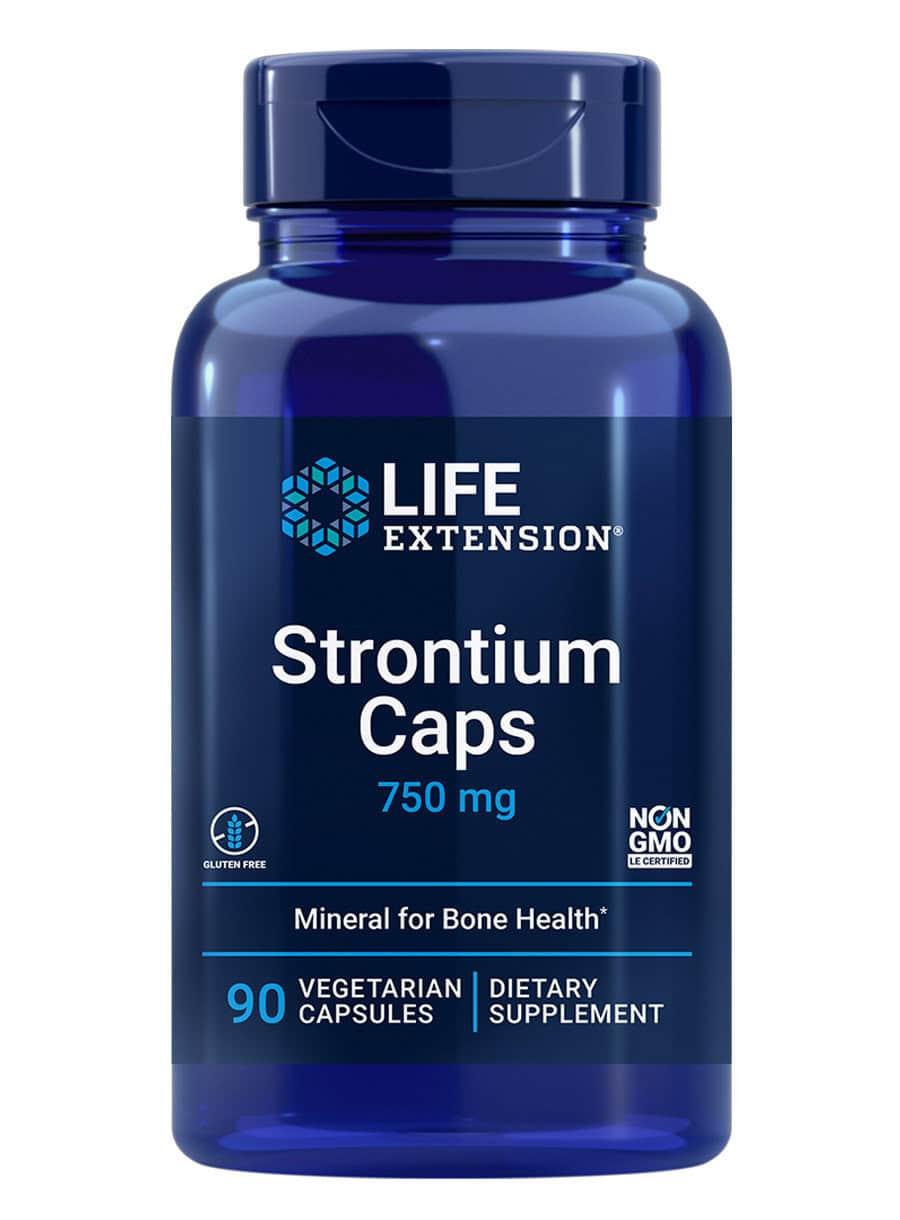Strontium Caps Trace mineral for advanced bone health support