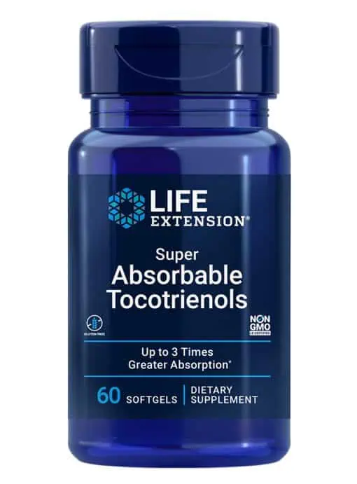 Super Absorbable Tocotrienols Support healthy hair growth, brain function & more.