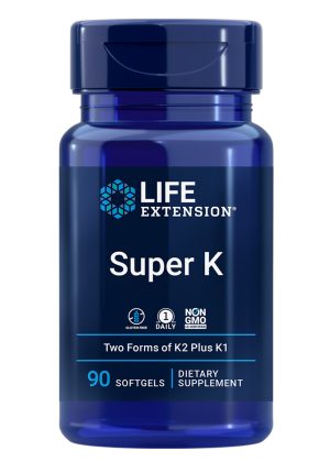 Super K Vitamin K supplement with K1 and two forms of K2