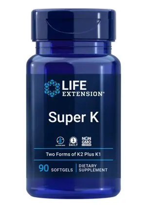 Super K Vitamin K supplement with K1 and two forms of K2