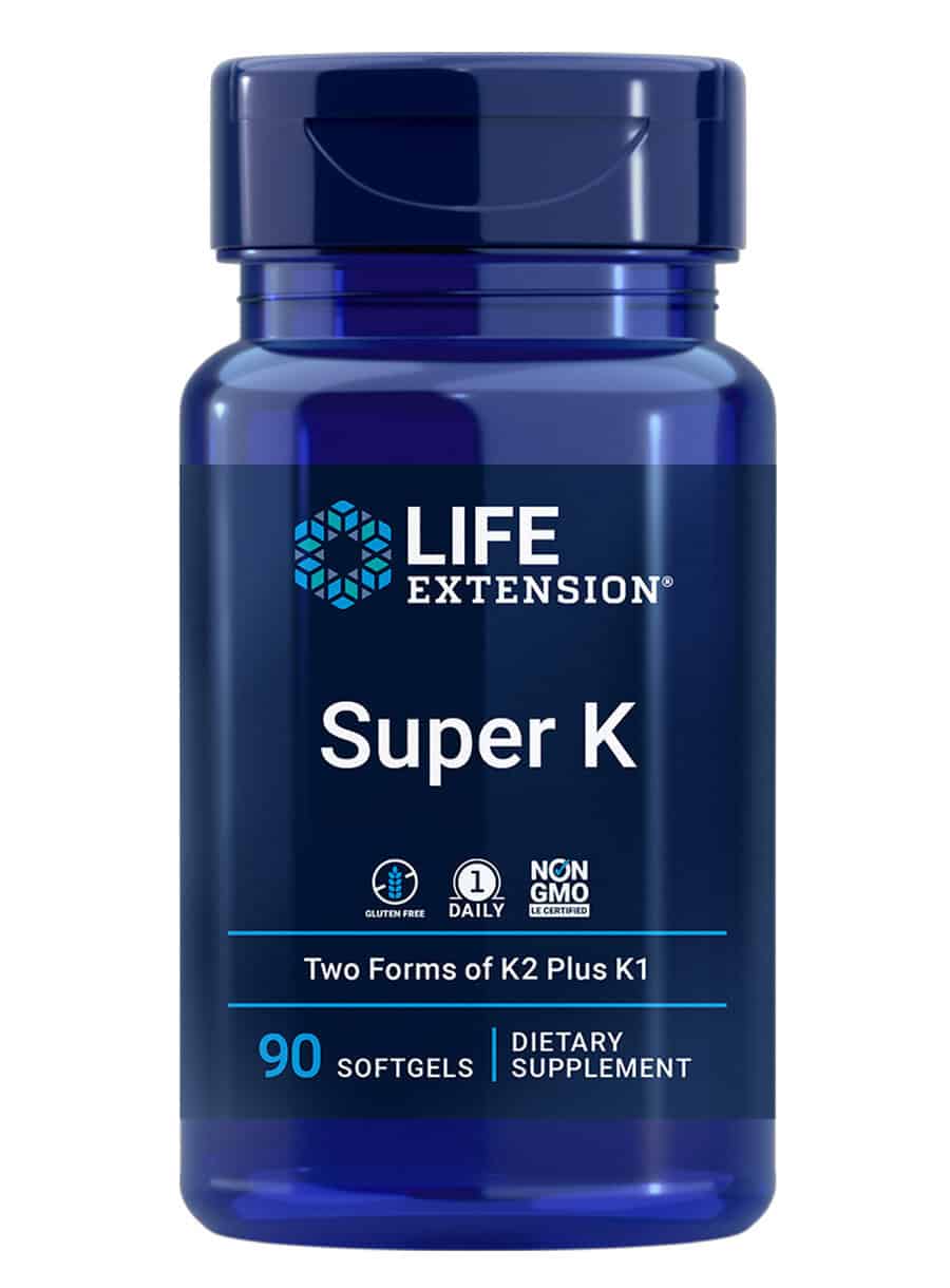 Super K Vitamin K supplement with K1 and two forms of K2