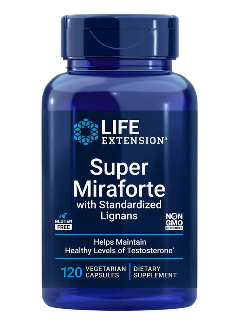 Super Miraforte with Standardized Lignans Focused formula for testosterone benefits