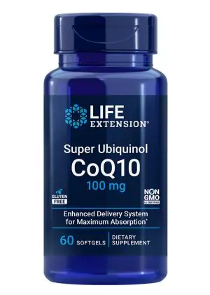 Super Ubiquinol CoQ10 Heart health, cell energy, oxidative stress defense