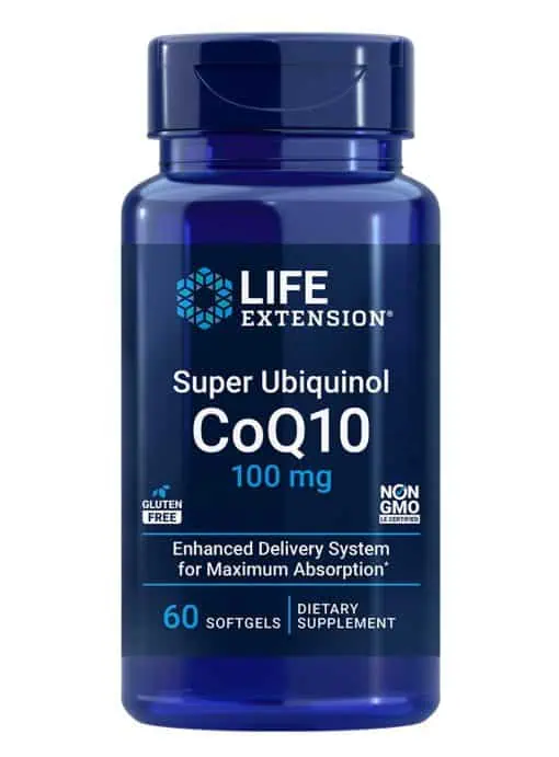 Super Ubiquinol CoQ10 Heart health, cell energy, oxidative stress defense