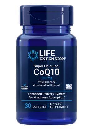 Super Ubiquinol CoQ10 with Enhanced Mitochondrial Support by Life Extension