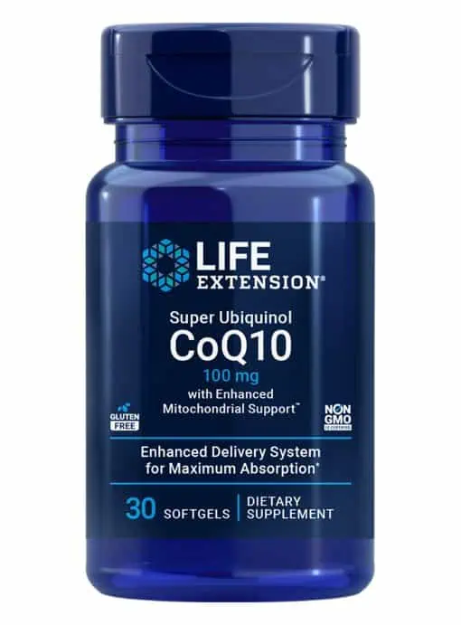 Super Ubiquinol CoQ10 with Enhanced Mitochondrial Support by Life Extension