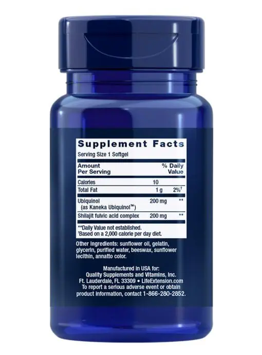 Super Ubiquinol CoQ10 with Enhanced Mitochondrial Support Heart health, general fatigue, bioavailable, strong dose