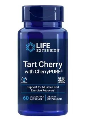 Tart Cherry with CherryPURE Promotes rapid muscle recovery after exercise