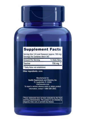 Taurine Powder Healthy Cardiovascular Support