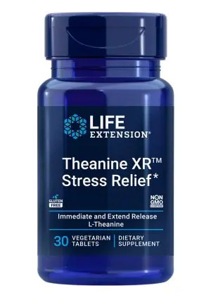 Theanine XR™ Stress Relief Promotes a calm response to daytime stress