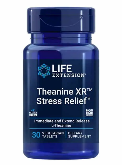 Theanine XR™ Stress Relief Promotes a calm response to daytime stress